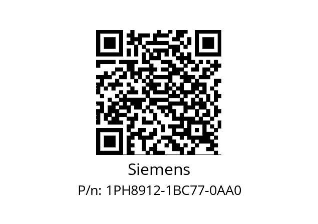   Siemens 1PH8912-1BC77-0AA0