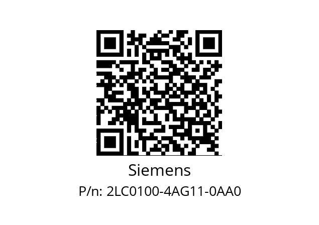   Siemens 2LC0100-4AG11-0AA0