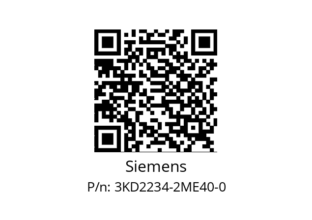   Siemens 3KD2234-2ME40-0