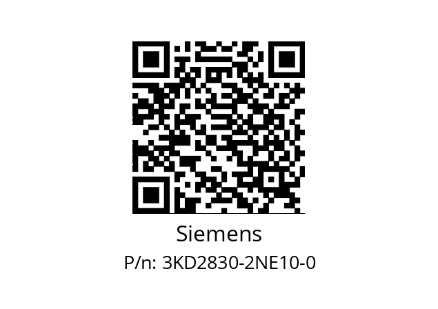   Siemens 3KD2830-2NE10-0