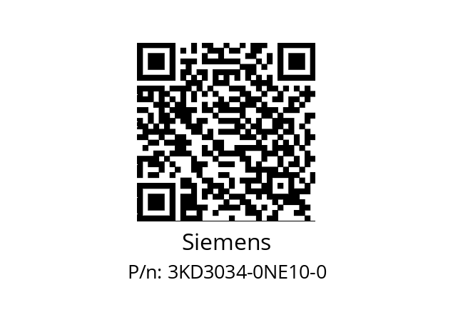   Siemens 3KD3034-0NE10-0