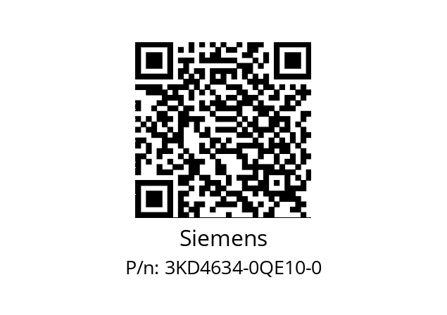   Siemens 3KD4634-0QE10-0