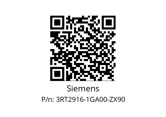  3RT2916-1GA00-Z X90 Siemens 3RT2916-1GA00-ZX90