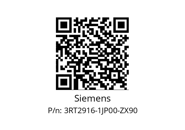  3RT2916-1JP00-Z X90 Siemens 3RT2916-1JP00-ZX90