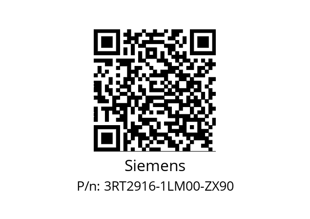  3RT2916-1LM00-Z X90 Siemens 3RT2916-1LM00-ZX90