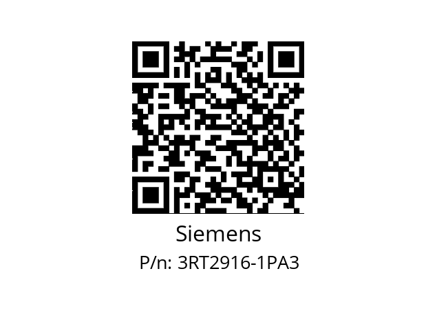   Siemens 3RT2916-1PA3