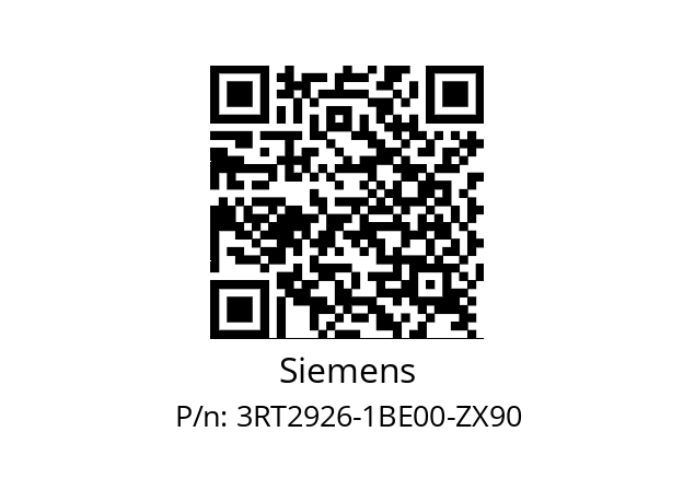  3RT2926-1BE00-Z X90 Siemens 3RT2926-1BE00-ZX90