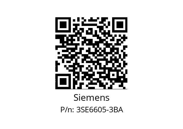   Siemens 3SE6605-3BA