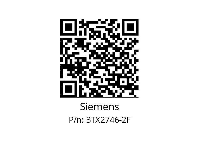   Siemens 3TX2746-2F