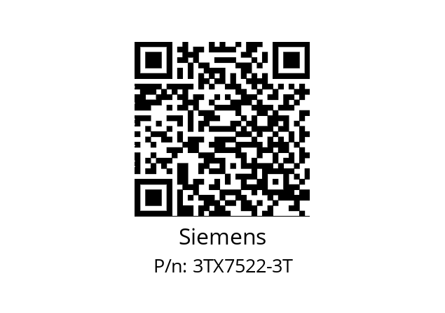   Siemens 3TX7522-3T