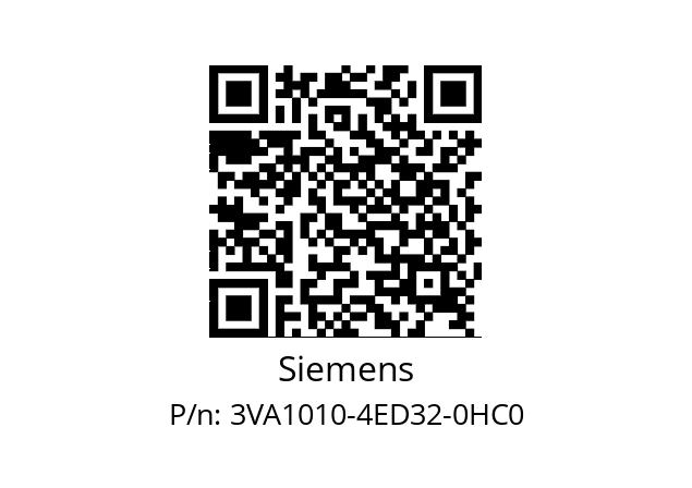   Siemens 3VA1010-4ED32-0HC0