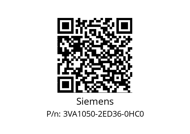   Siemens 3VA1050-2ED36-0HC0