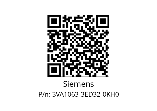   Siemens 3VA1063-3ED32-0KH0