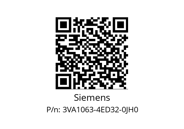   Siemens 3VA1063-4ED32-0JH0