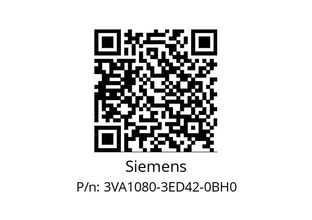   Siemens 3VA1080-3ED42-0BH0