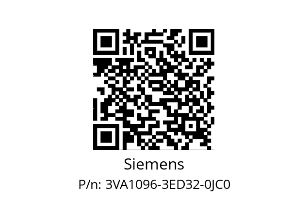   Siemens 3VA1096-3ED32-0JC0