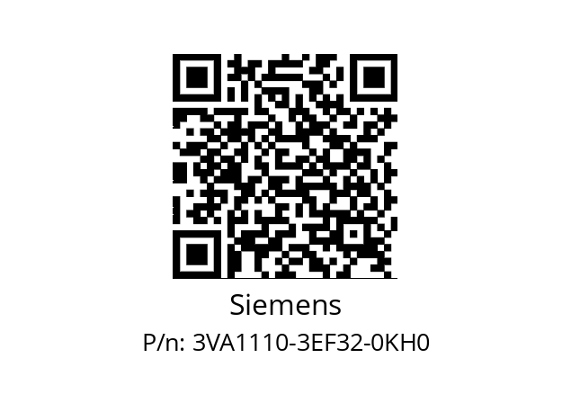   Siemens 3VA1110-3EF32-0KH0