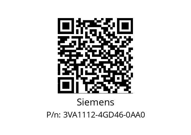   Siemens 3VA1112-4GD46-0AA0