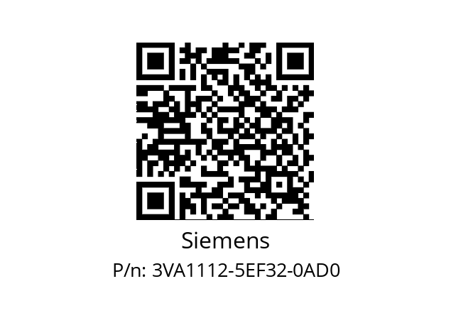   Siemens 3VA1112-5EF32-0AD0