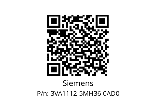   Siemens 3VA1112-5MH36-0AD0