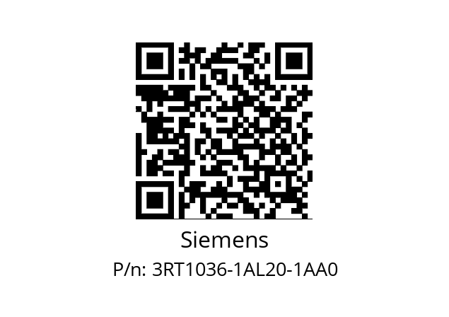   Siemens 3RT1036-1AL20-1AA0