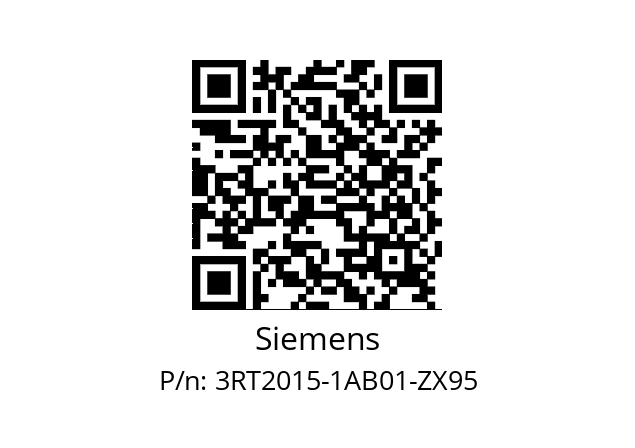   Siemens 3RT2015-1AB01-ZX95