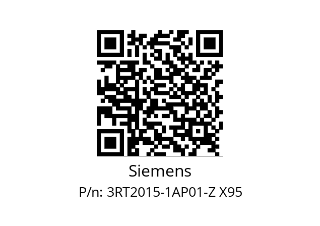  3RT2015-1AP01-Z X95 Siemens 3RT2015-1AP01-Z X95