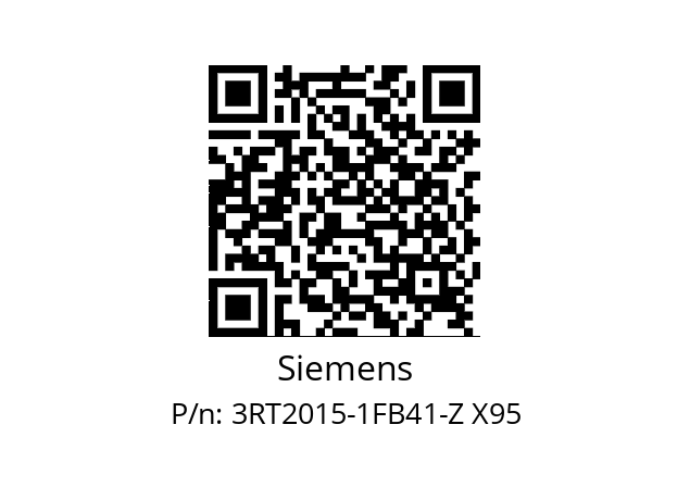  3RT2015-1FB41-Z X95 Siemens 3RT2015-1FB41-Z X95