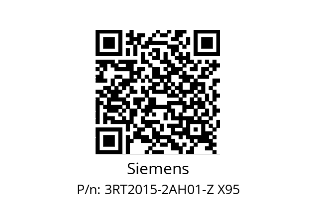  3RT2015-2AH01-Z X95 Siemens 3RT2015-2AH01-Z X95