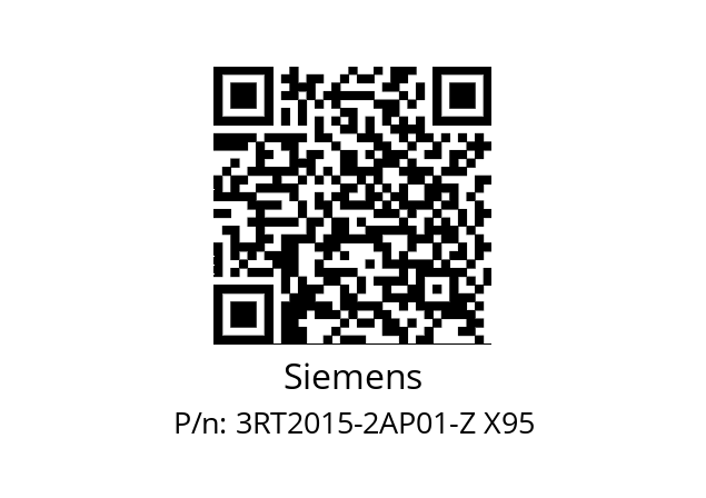  3RT2015-2AP01-Z X95 Siemens 3RT2015-2AP01-Z X95