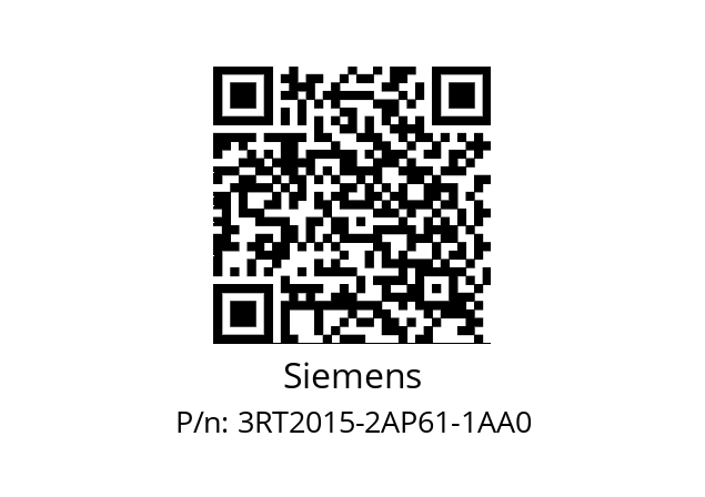   Siemens 3RT2015-2AP61-1AA0