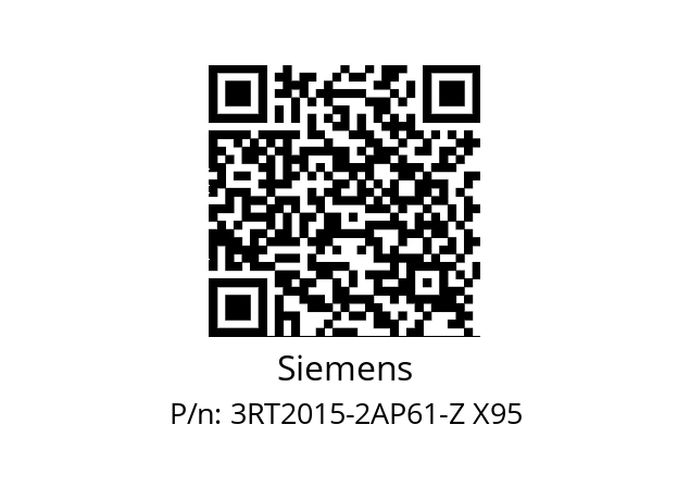  3RT2015-2AP61-Z X95 Siemens 3RT2015-2AP61-Z X95