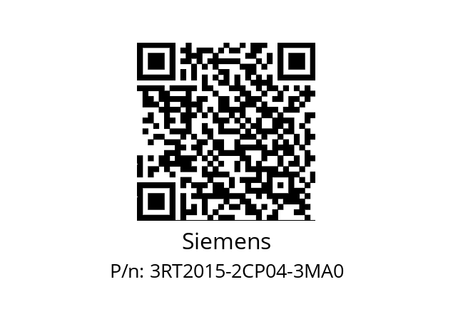   Siemens 3RT2015-2CP04-3MA0