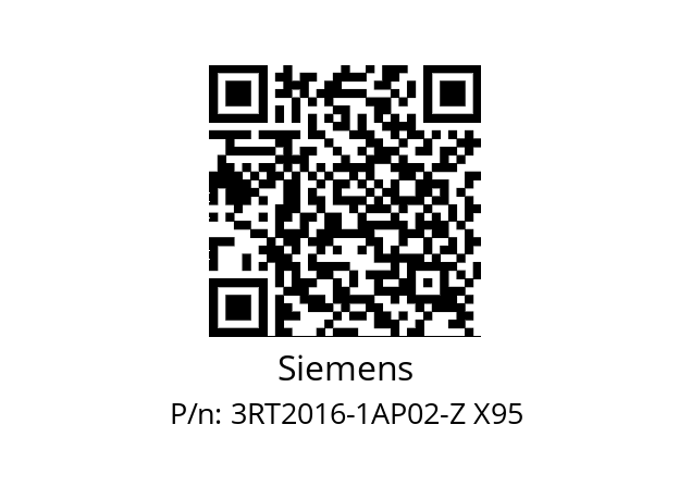  3RT2016-1AP02-Z X95 Siemens 3RT2016-1AP02-Z X95