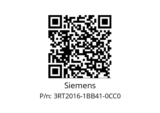   Siemens 3RT2016-1BB41-0CC0