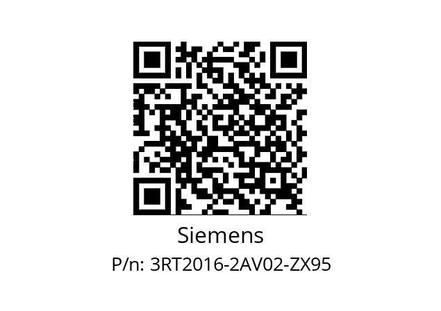   Siemens 3RT2016-2AV02-ZX95