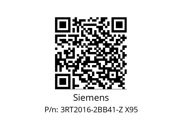  3RT2016-2BB41-Z X95 Siemens 3RT2016-2BB41-Z X95