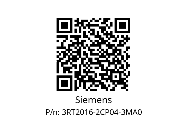   Siemens 3RT2016-2CP04-3MA0