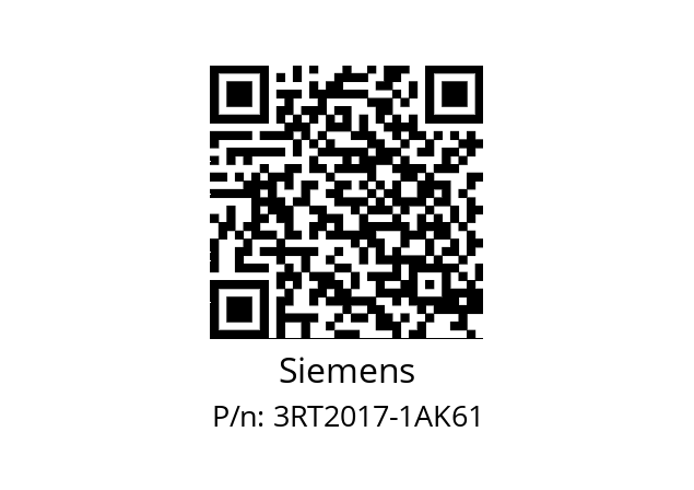   Siemens 3RT2017-1AK61