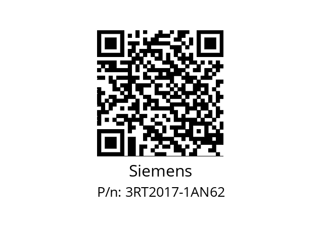   Siemens 3RT2017-1AN62