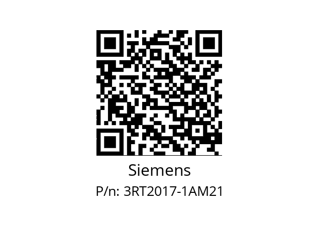   Siemens 3RT2017-1AM21