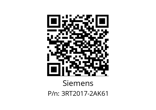   Siemens 3RT2017-2AK61