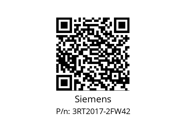   Siemens 3RT2017-2FW42