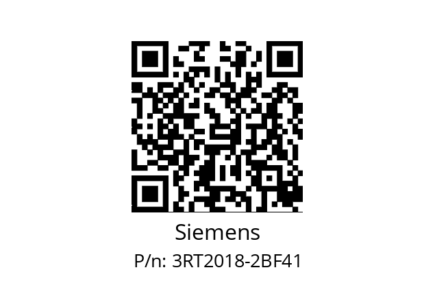   Siemens 3RT2018-2BF41