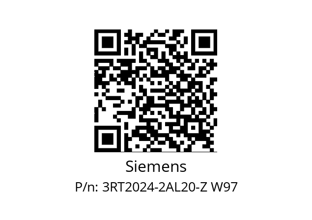  3RT2024-2AL20-Z W97 Siemens 3RT2024-2AL20-Z W97