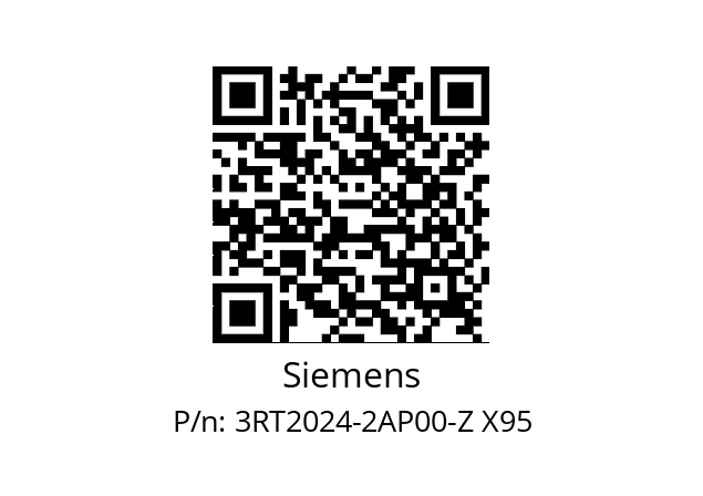  3RT2024-2AP00-Z X95 Siemens 3RT2024-2AP00-Z X95