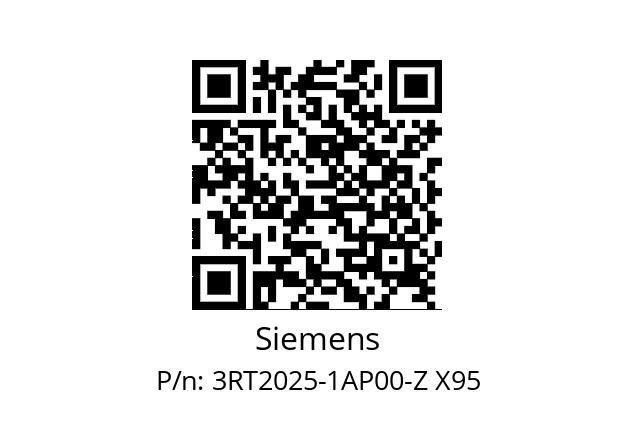  3RT2025-1AP00-Z X95 Siemens 3RT2025-1AP00-Z X95