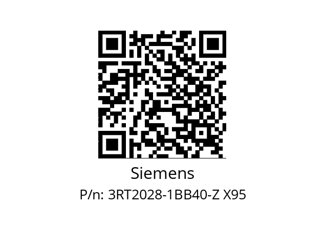  3RT2028-1BB40-Z X95 Siemens 3RT2028-1BB40-Z X95