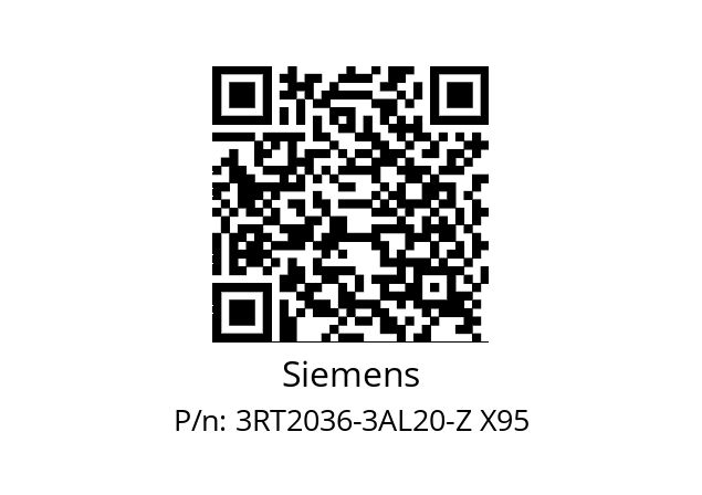  3RT2036-3AL20-Z X95 Siemens 3RT2036-3AL20-Z X95