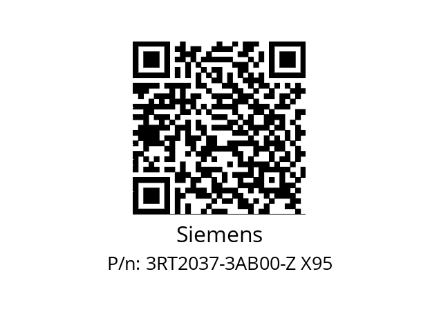  3RT2037-3AB00-Z X95 Siemens 3RT2037-3AB00-Z X95